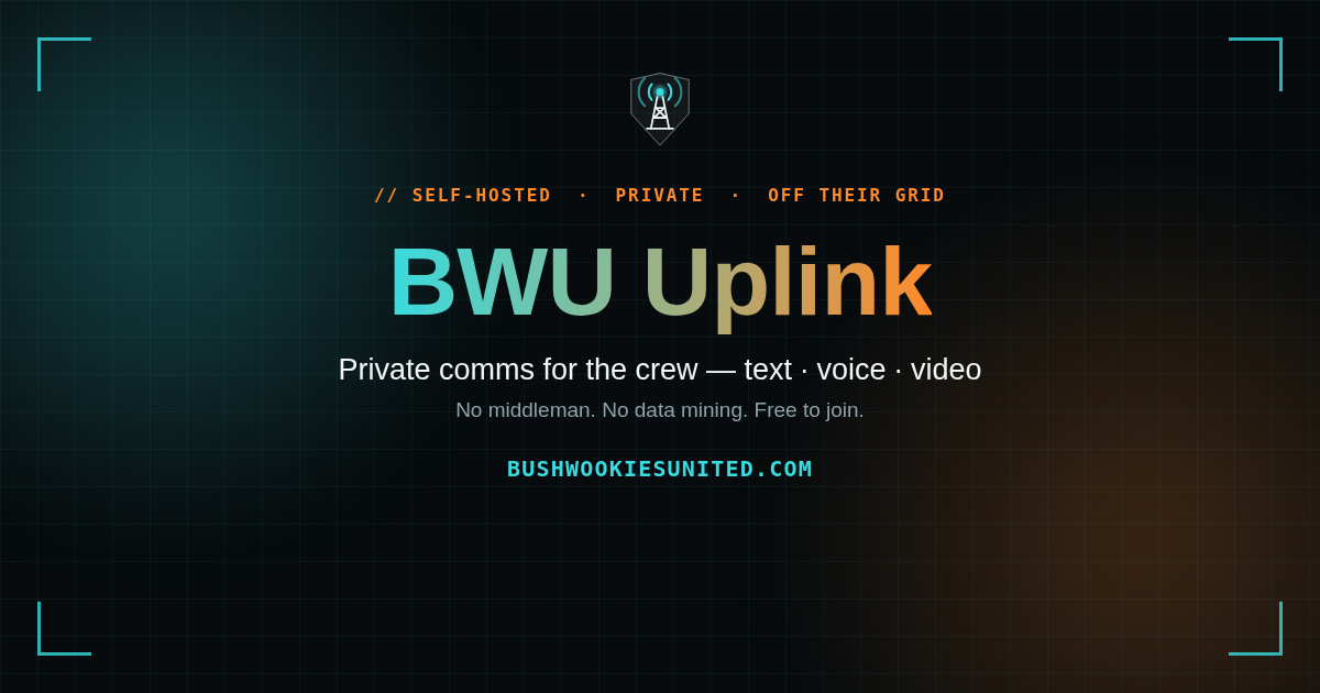 Built a private Discord alternative for my friend group thought I would share logo